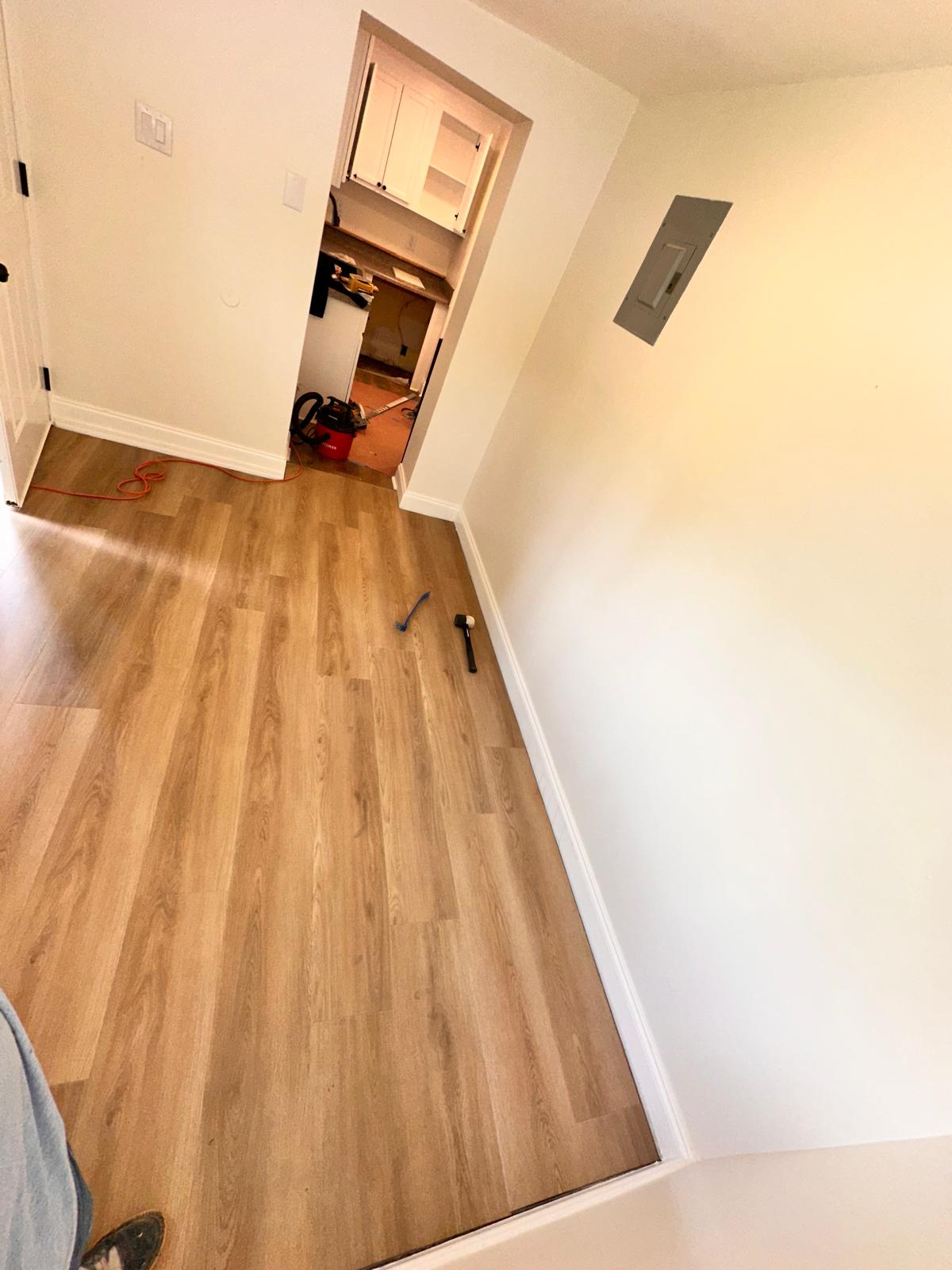 Interior remodeling project in North Carolina